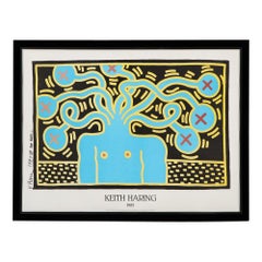 Medusa, (after) Keith Haring, Offset Lithograph, Signed