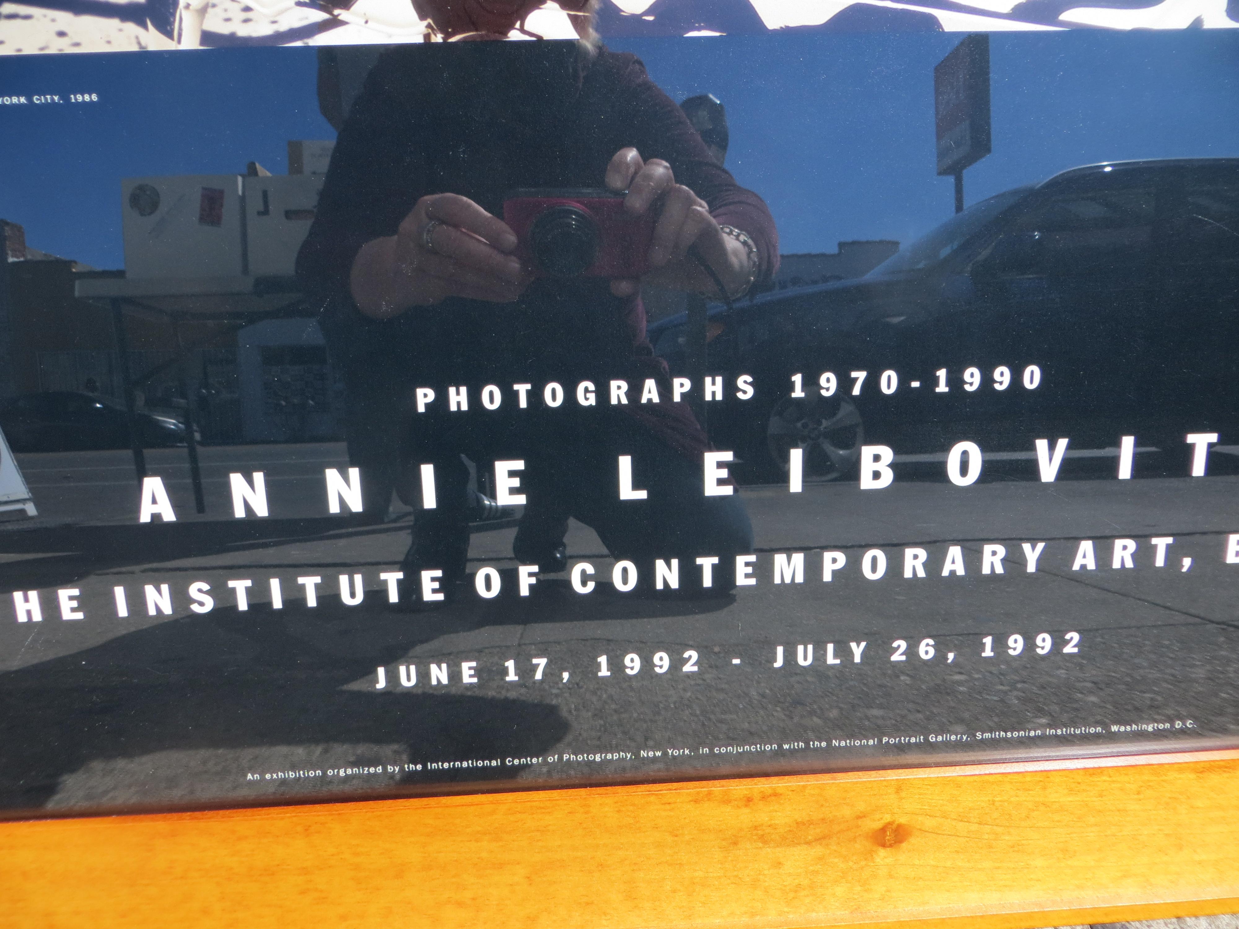 Keith Harring in New-York 1986,  Annie Leibovitz ICA Exhibition Print 1992  3