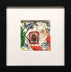 Keith Haring serigrafia VIII da Apocalypse Pop Art Vintage