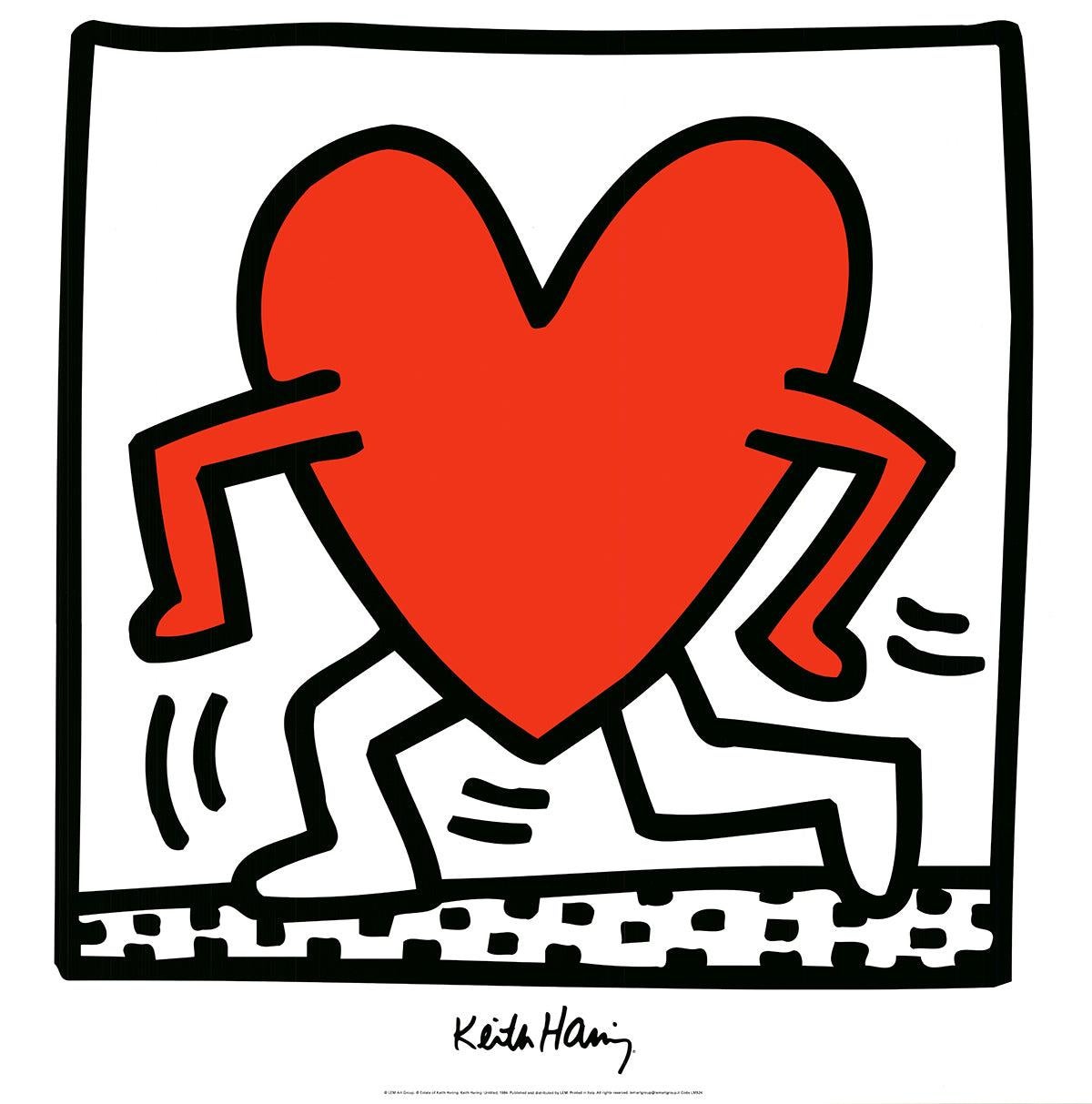 (after) Keith Haring Figurative Print - Untitled 1984