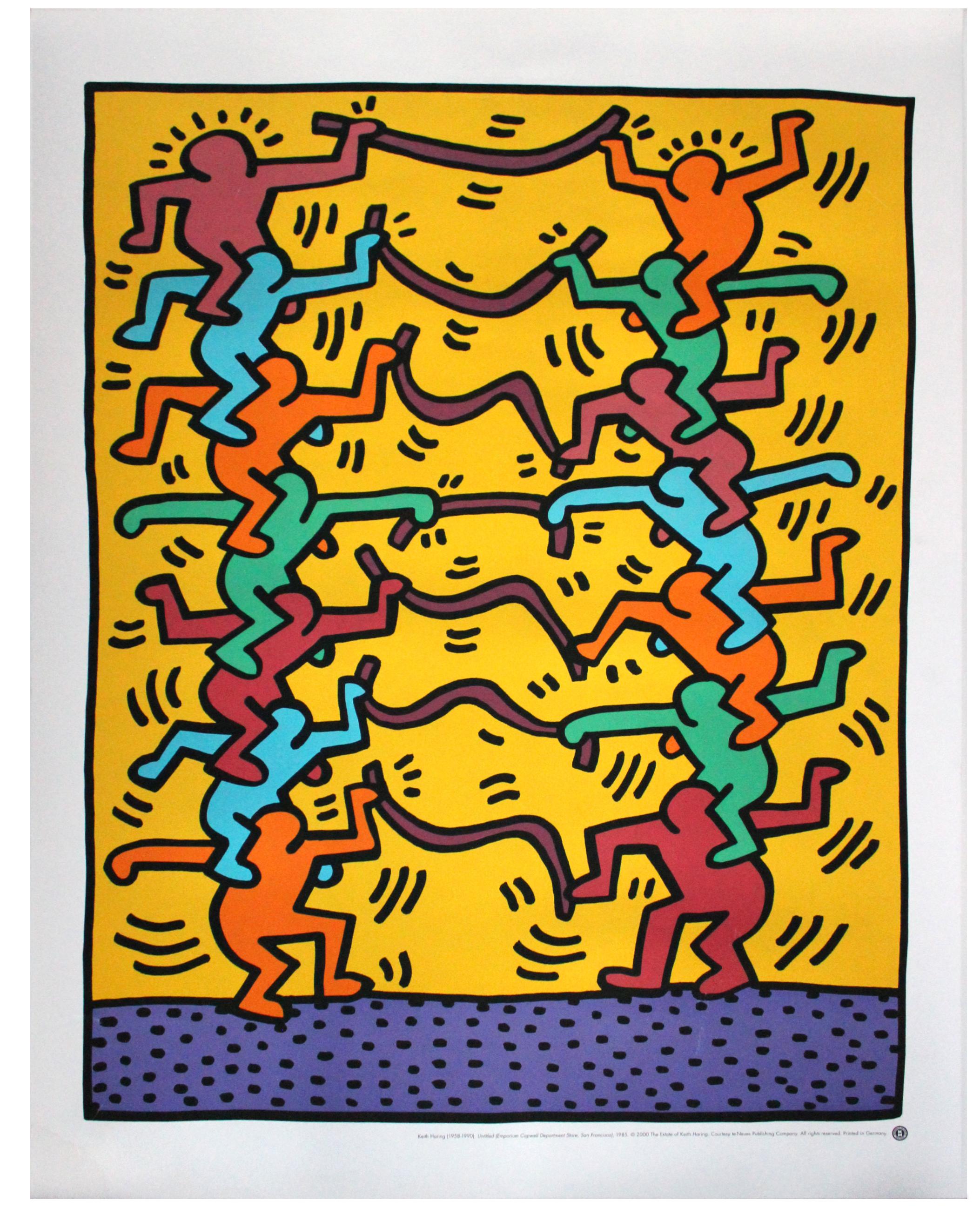 (after) Keith Haring Figurative Print - Untitled (Emporium Capwell)