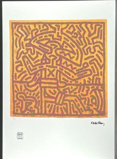 Untitled, The Keith Haring Foundation Lithograph, Numbered  /150