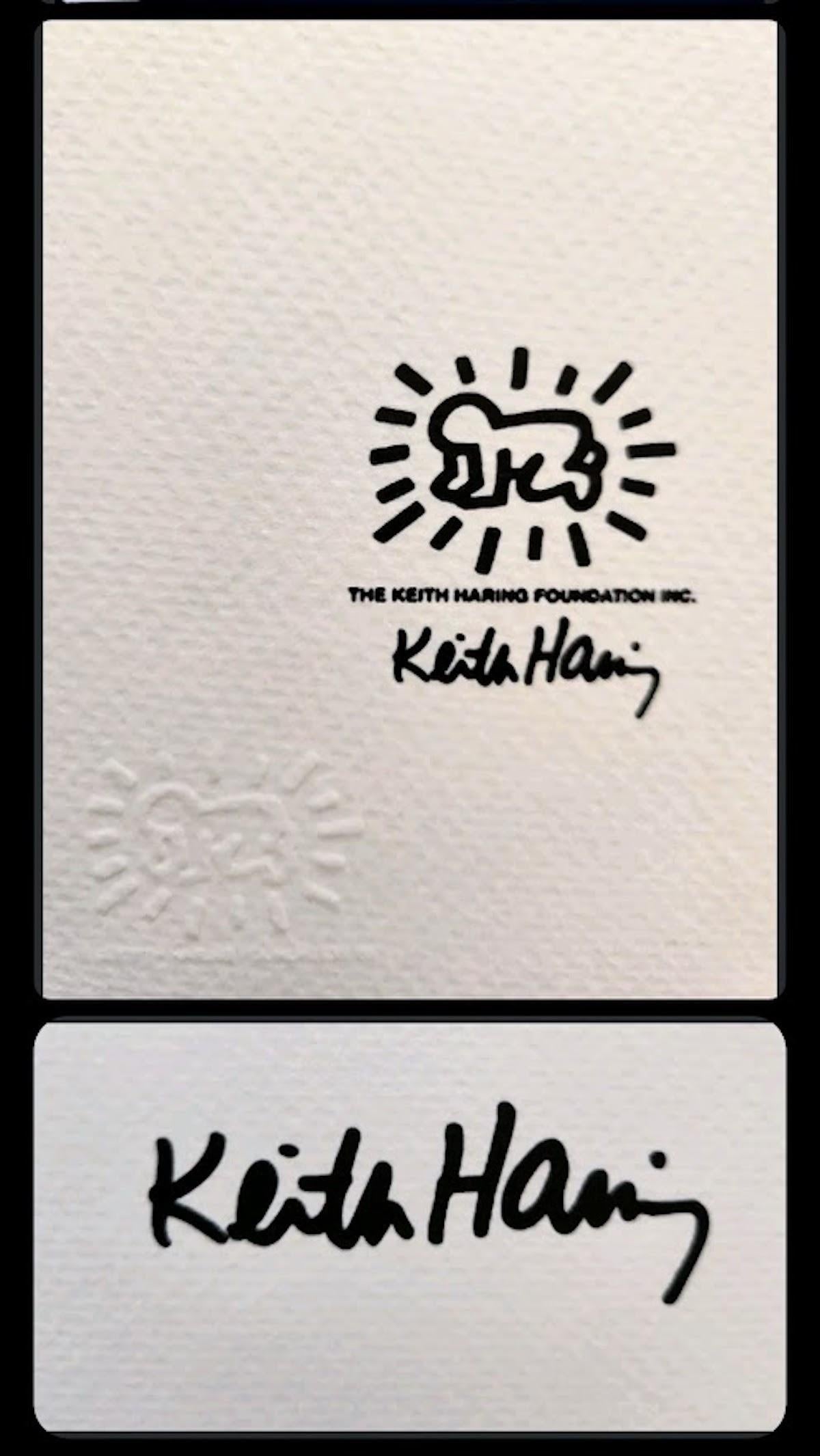 Senza titolo, Fondazione Keith Haring, Litografia, numerata  /150 - Print di (after) Keith Haring