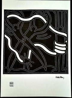 Untitled, The Keith Haring Foundation, Lithograph, Numbered /150