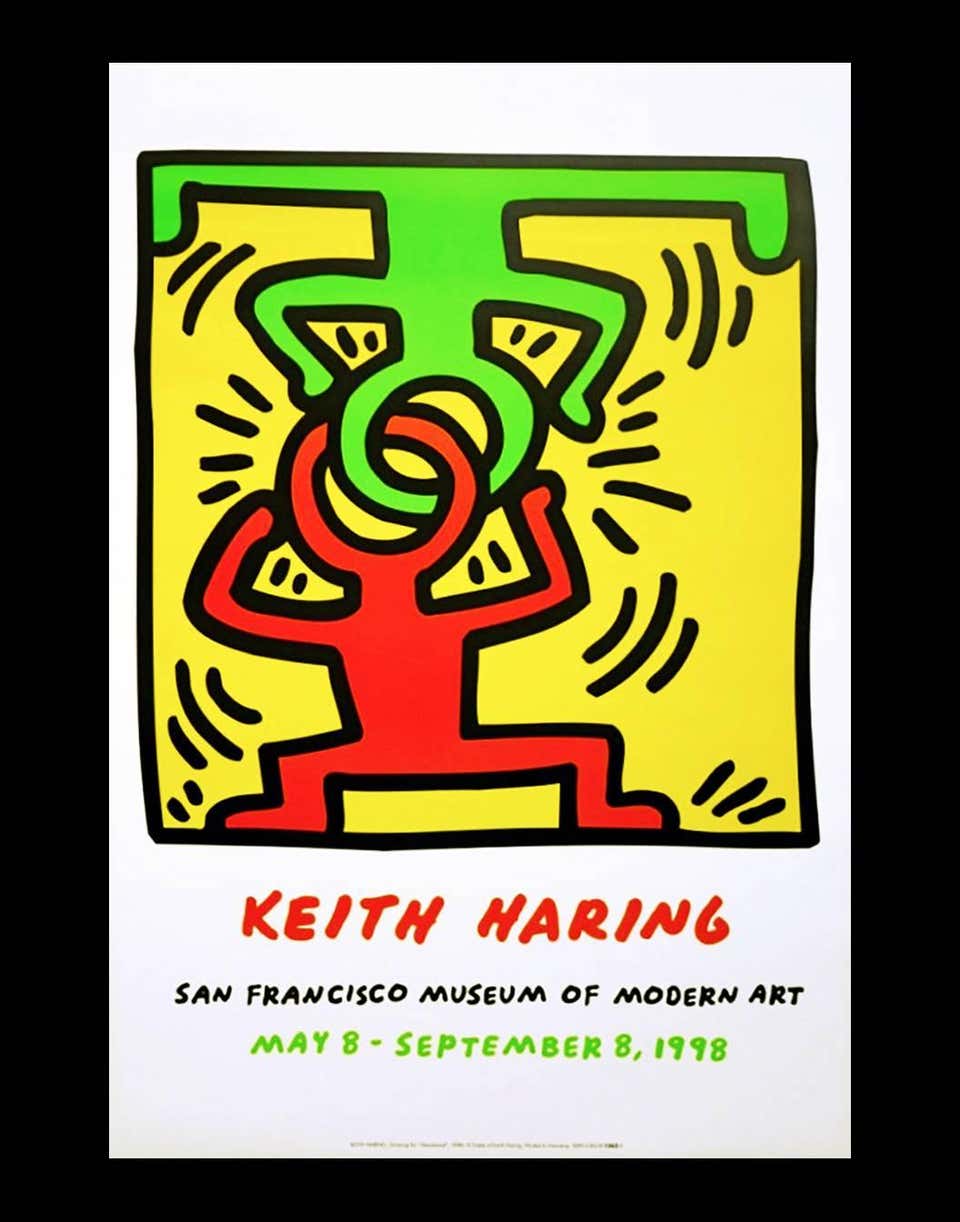 Keith Haring Keith Haring lithograph 1982 (Keith Haring Tony Shafrazi