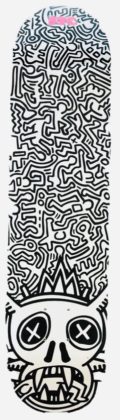 Skateboard deck Keith Haring d'epoca (Keith Haring skate deck)