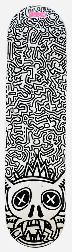 Voiture de skateboard vintage Keith Haring (Keith Haring Voiture de skateboard)