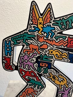 Cane che abbaia, la scultura Dog di Keith Haring