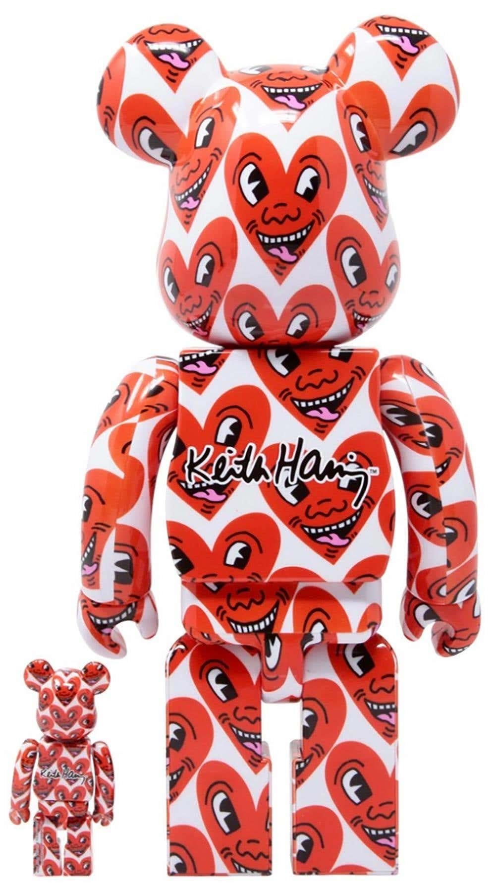 Basquiat Warhol Haring Bearbrick 400%: (set of 3 works) 2