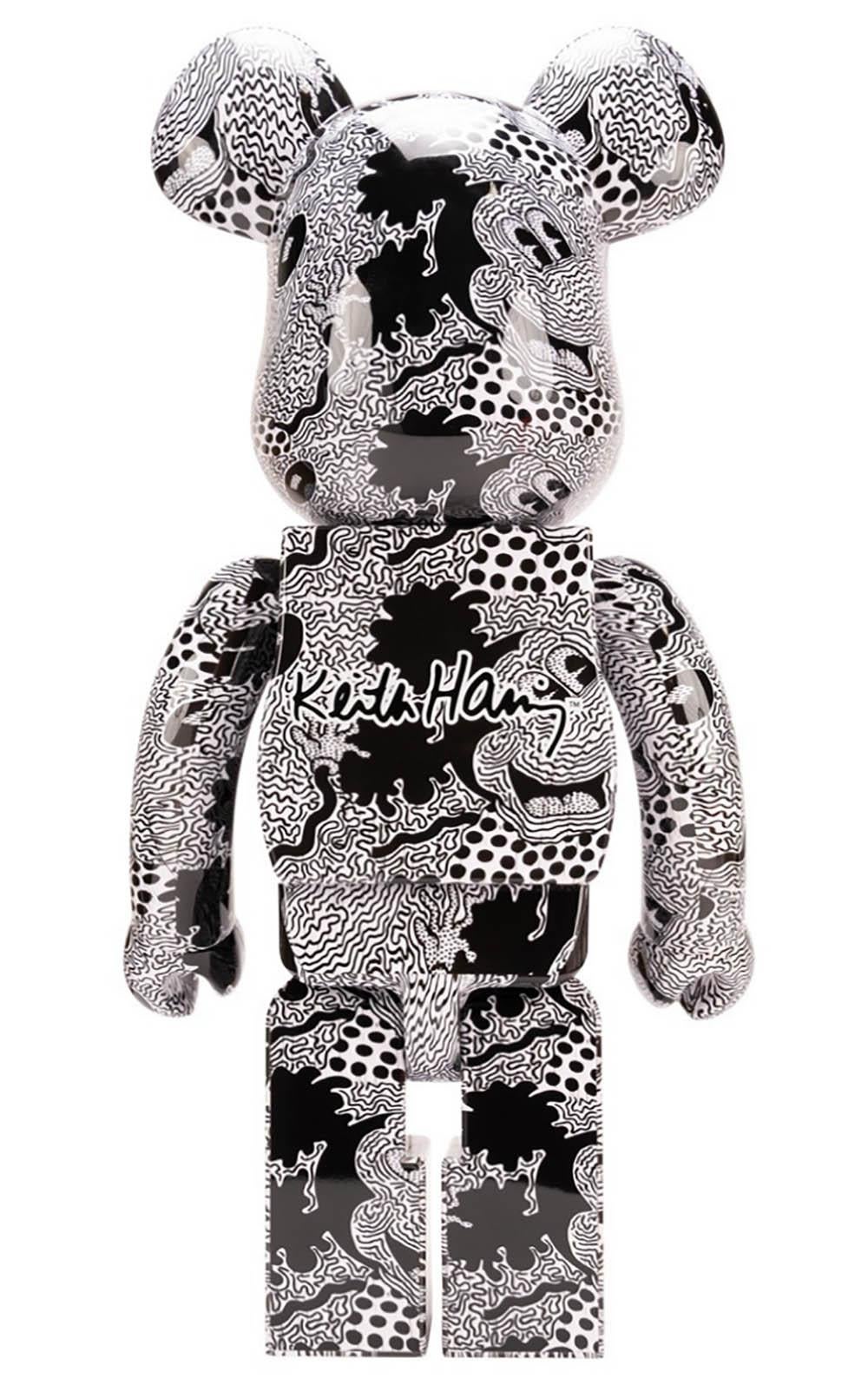 Basquiat Warhol Haring Bearbrick 400%: set of 6 works (Basquiat BE@RBRICK) For Sale 5