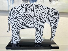 Elefante, escultura de Keith Haring.