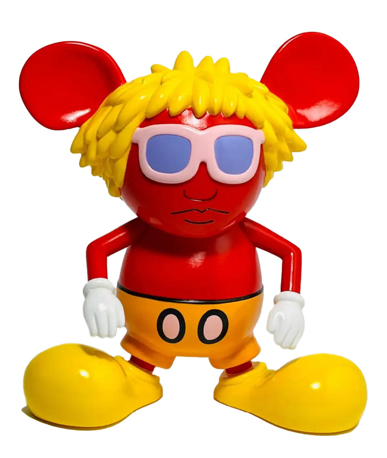 Keith Haring Andy Mouse art toy (Keith Haring Andy Warhol) 1