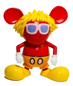 Keith Haring Andy Warhol art toy (Keith Haring Andy Mouse) 