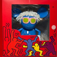 Andy Mouse, Kunstspielzeug von Keith Haring (Keith Haring Andy Warhol) 