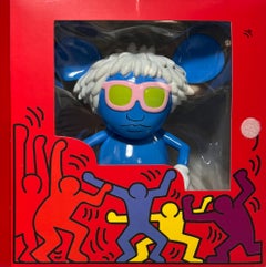Juguete artístico Keith Haring Andy Mouse (Keith Haring Andy Warhol)