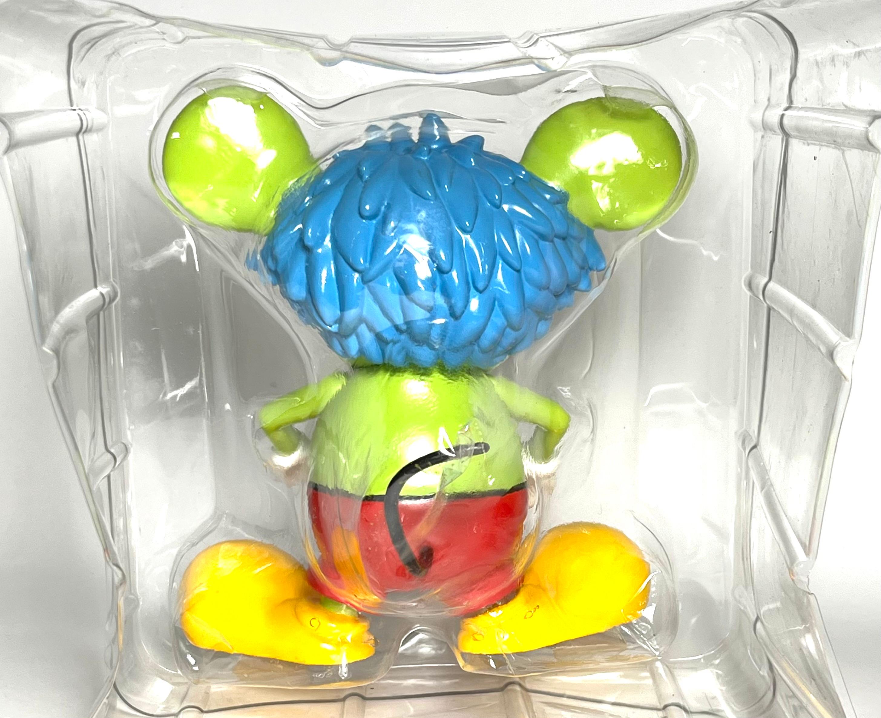 Keith Haring Andy Warhol art toy (Keith Haring Andy Mouse) For Sale 4