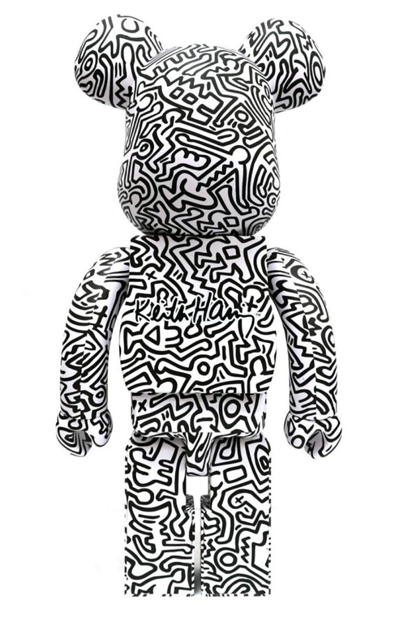 Keith Haring Bearbrick 1000% Companion (Keith Haring BE@RBRICK) - Sculpture by (after) Keith Haring