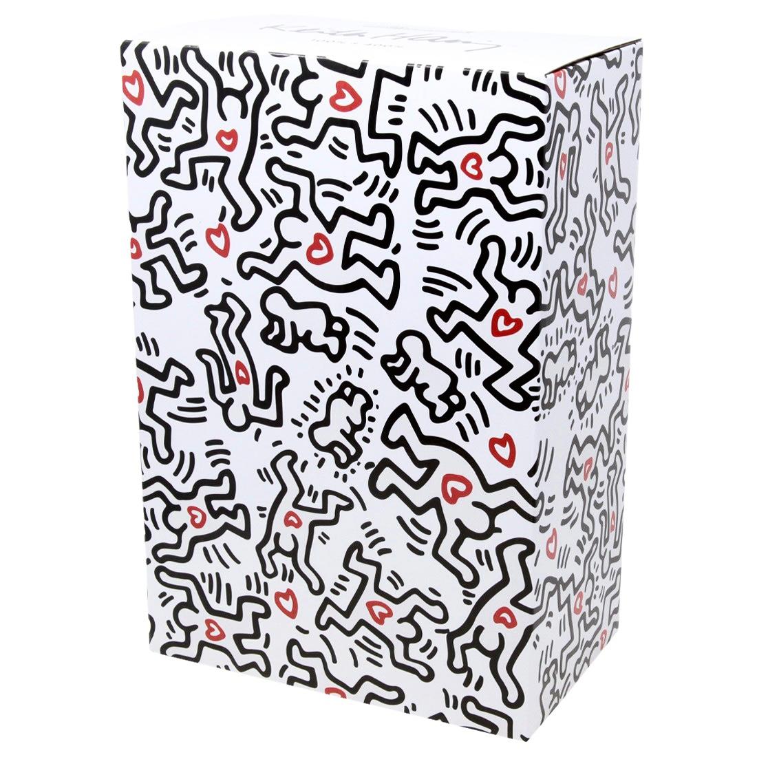Keith Haring Bearbrick 400% Companion (Haring black & white BE@RBRICK)  - Pop Art Print by (after) Keith Haring