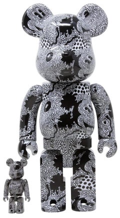 Keith Haring Bearbrick 400 % compagnon (Haring Mickey Mouse BE@RBRICK)