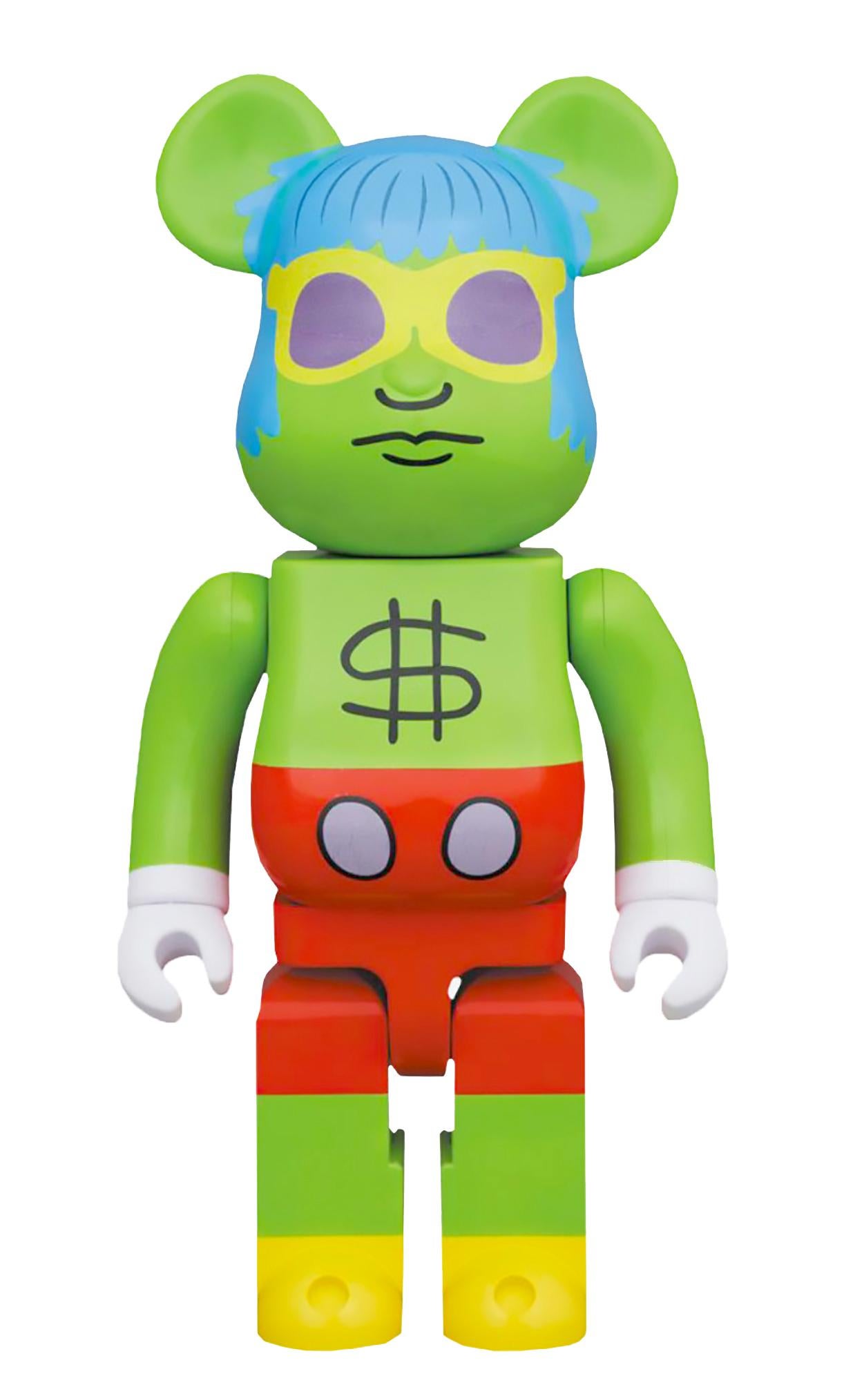 Keith Haring Bearbrick 400% set of 2 works (Haring BE@RBRICK) - Sculpture by (after) Keith Haring
