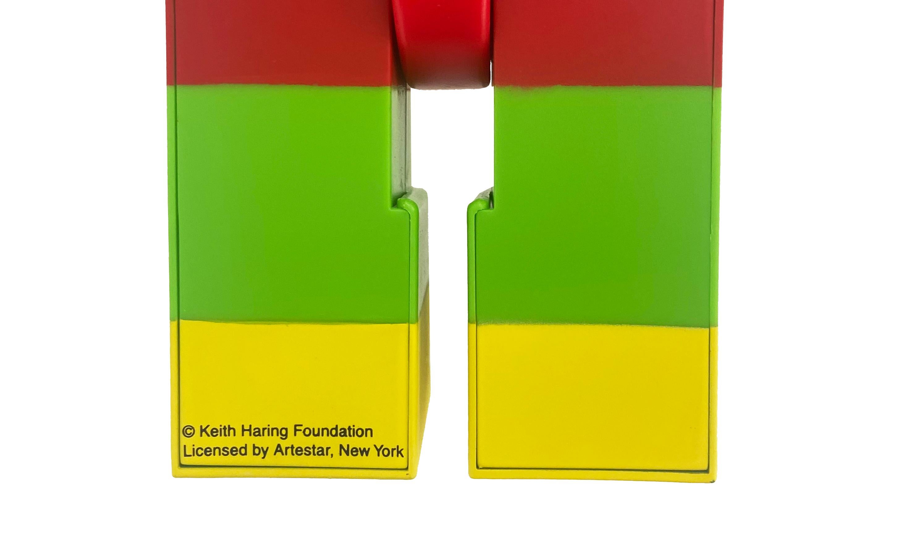 Keith Haring Bearbrick 400% set of 2 works (Haring BE@RBRICK) For Sale 1