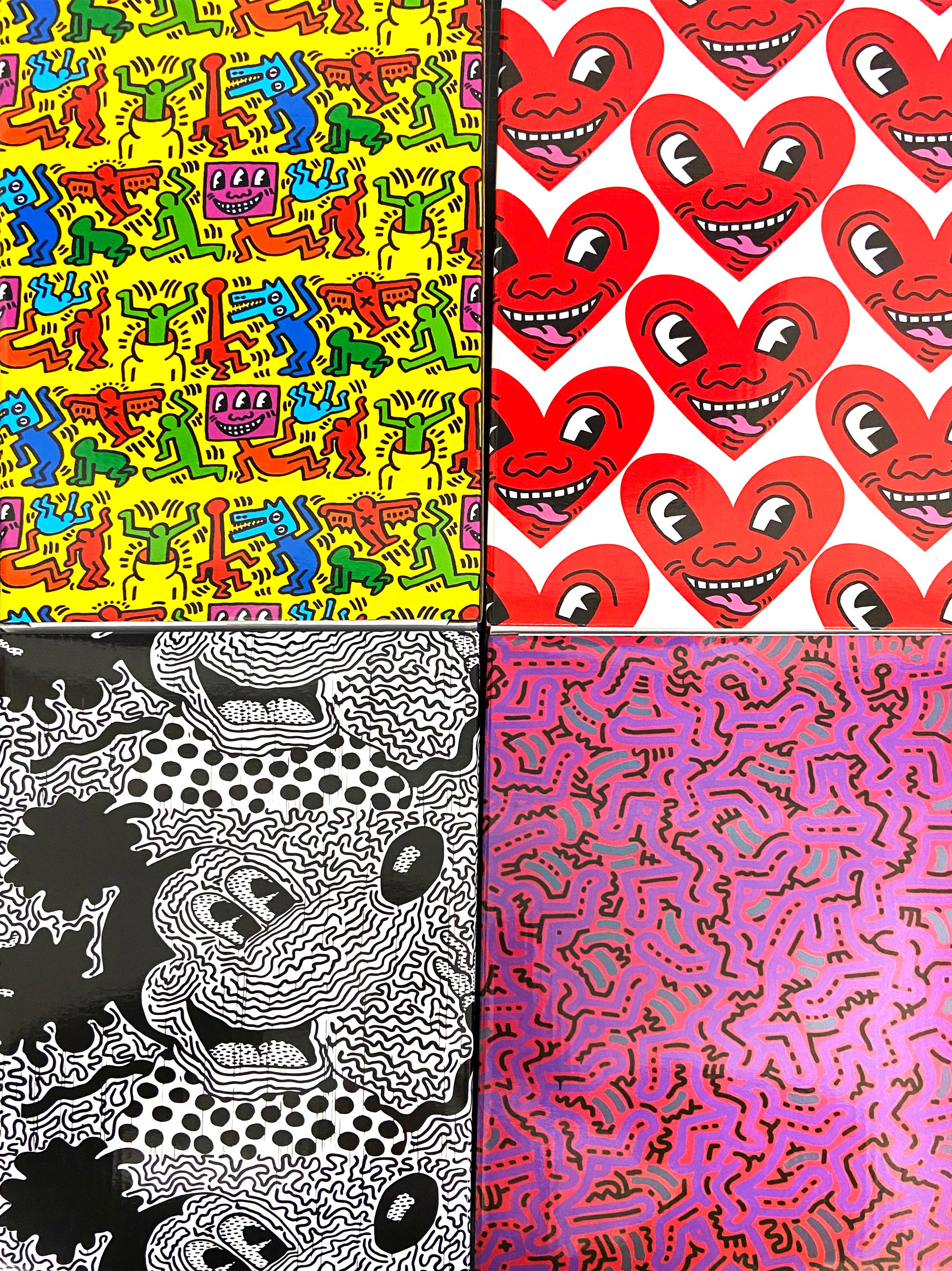 Set aus 4 Werken, Keith Haring Bearbrick 400 % (Haring BE@RBRICK) im Angebot 7