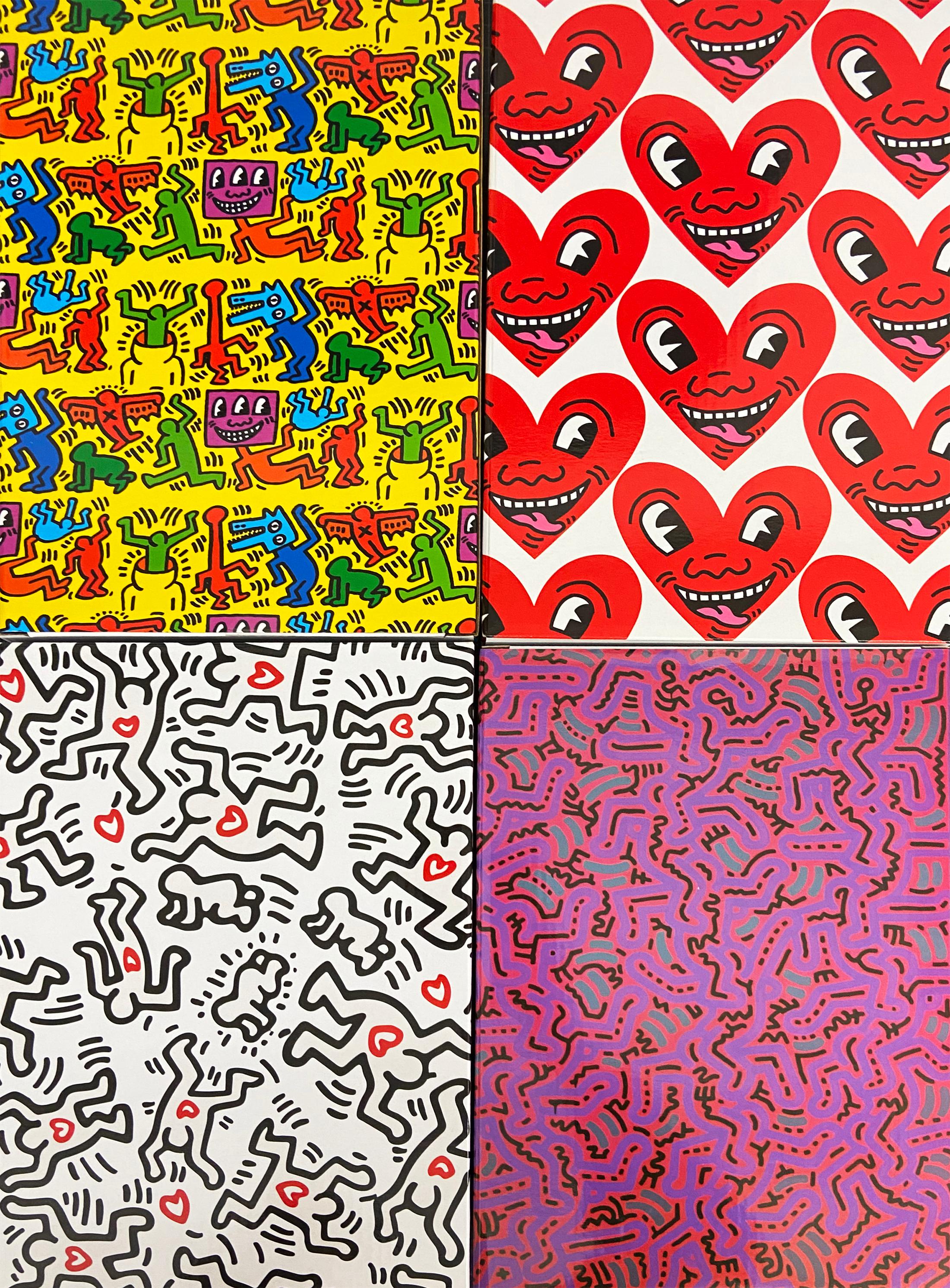 Keith Haring Bearbrick 400%: 4er-Set Werke  (Keith Haring BE@RBRICK) im Angebot 4
