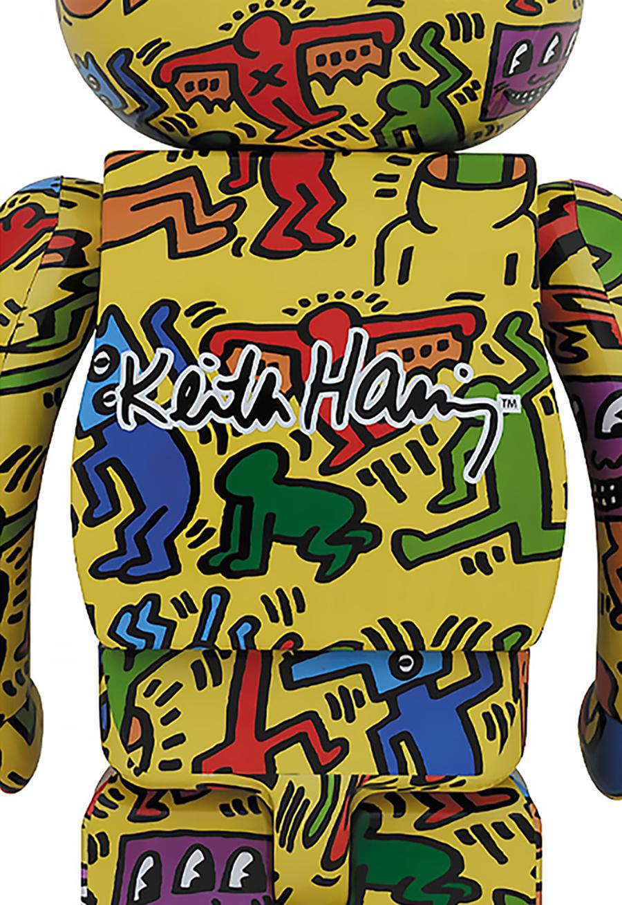 Keith Haring Bearbrick 400%: set of 4 works  (Keith Haring BE@RBRICK) For Sale 1