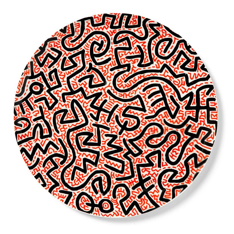 Sin título, 1985 - Artist Plate Project - Edición limitada - Arte callejero - Sculpture de (after) Keith Haring