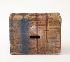After Le Corbusier Stool LC 14, ‘House Of Brazil, 1959, Oak, Polychrome