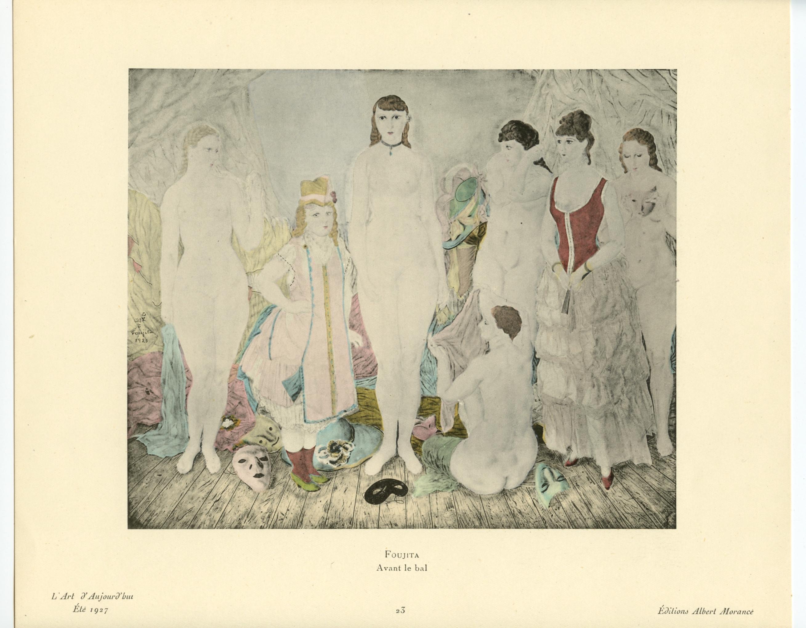 Medium: Pochoir (nach dem Aquarell). Gedruckt im Jahr 1927 und veröffentlicht in Paris von Albert Morance für 