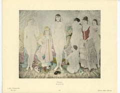 "Avant le bal" pochoir