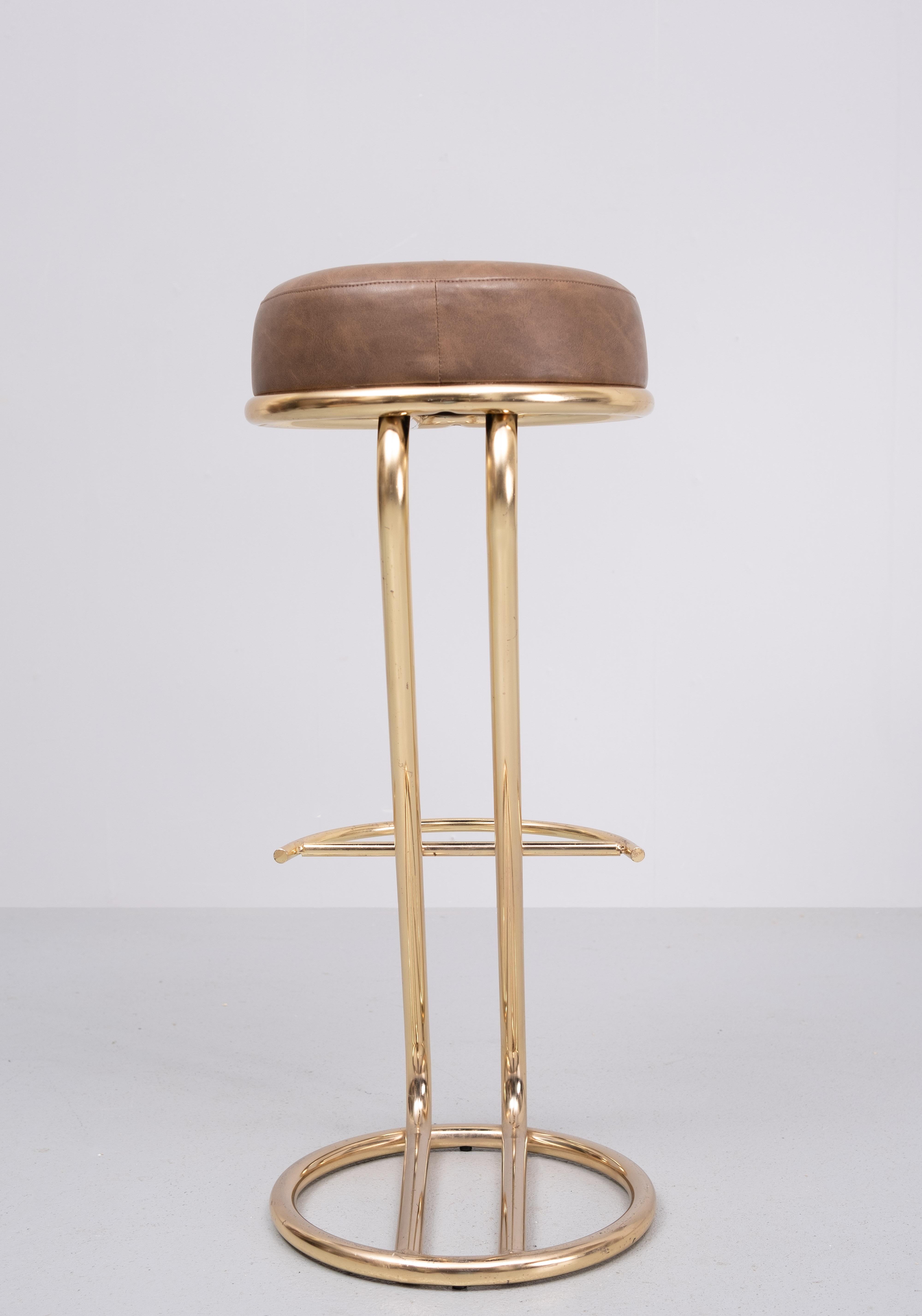 Late 20th Century After Louis Sognot design bar stool 1980s  France  For Sale