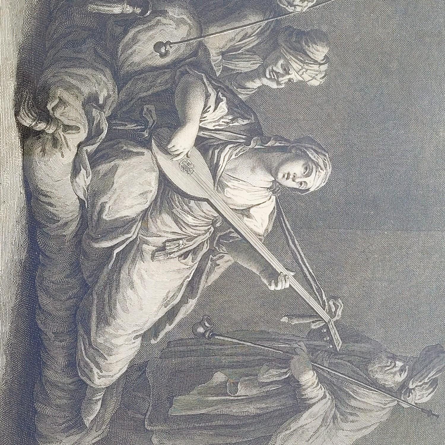 After Maggiotto, Pair Of Engravings Illustrating Zaire, 19th Century In Good Condition For Sale In MARSEILLE, FR