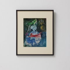 After Marc Chagall  Color Cliché  Editions du Chêne  1947  Framed