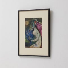 After Marc Chagall  Color Cliché  Editions du Chêne  1947  Framed