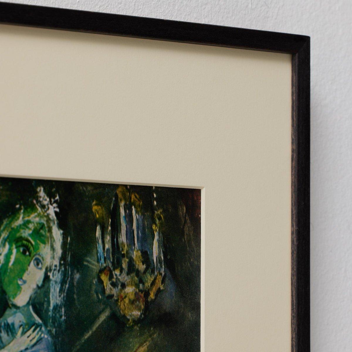 Nach Marc Chagall  Farbe Klischee  Editionen du Chêne  1947  Gerahmt (Mitte des 20. Jahrhunderts) im Angebot