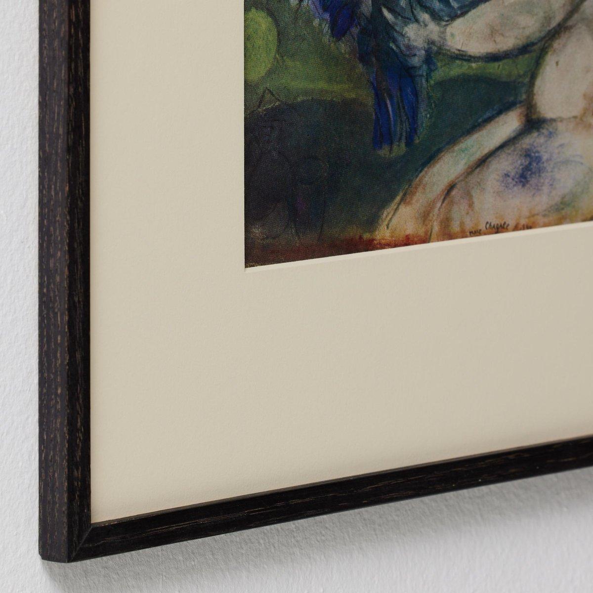 Nach Marc Chagall  Farbe Klischee  Editionen du Chêne  1947  Gerahmt im Angebot 2