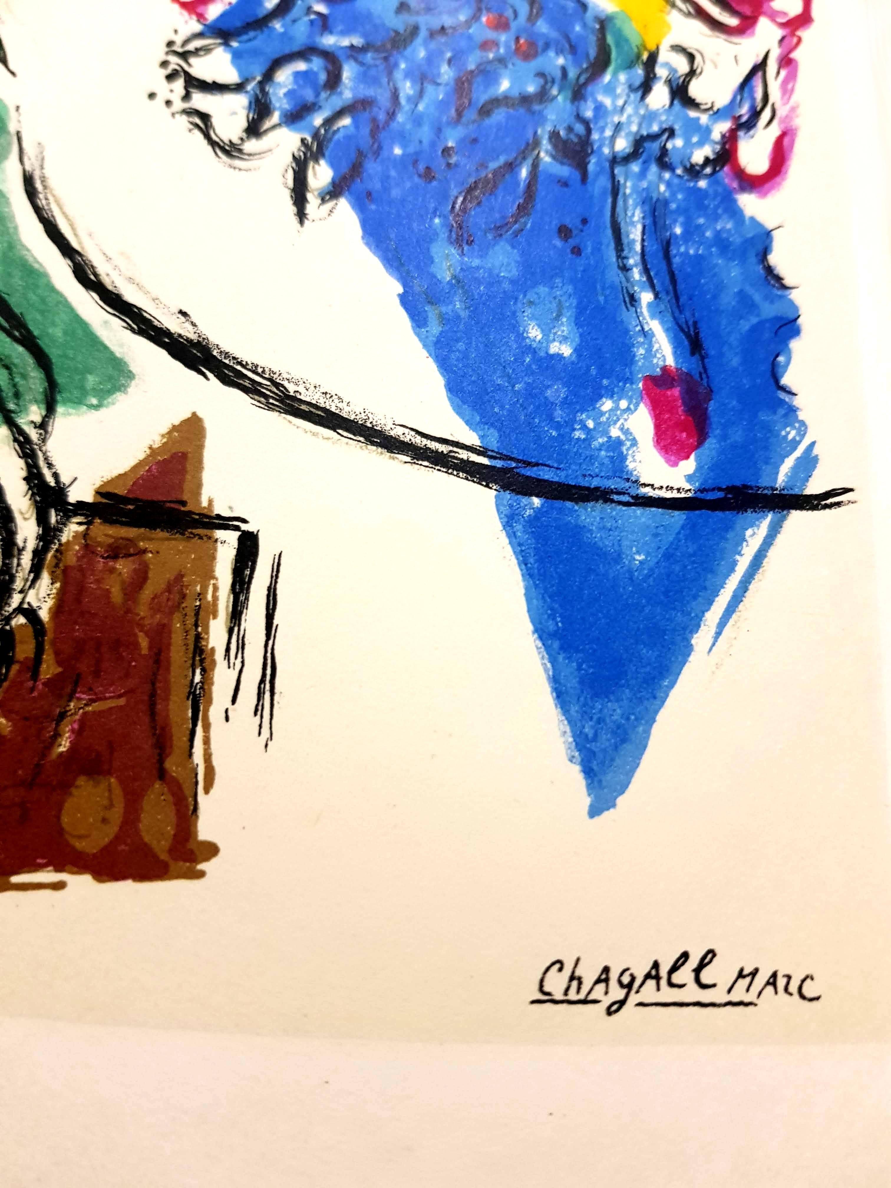 D'après Marc Chagall -  Lithographie - Print de (after) Marc Chagall