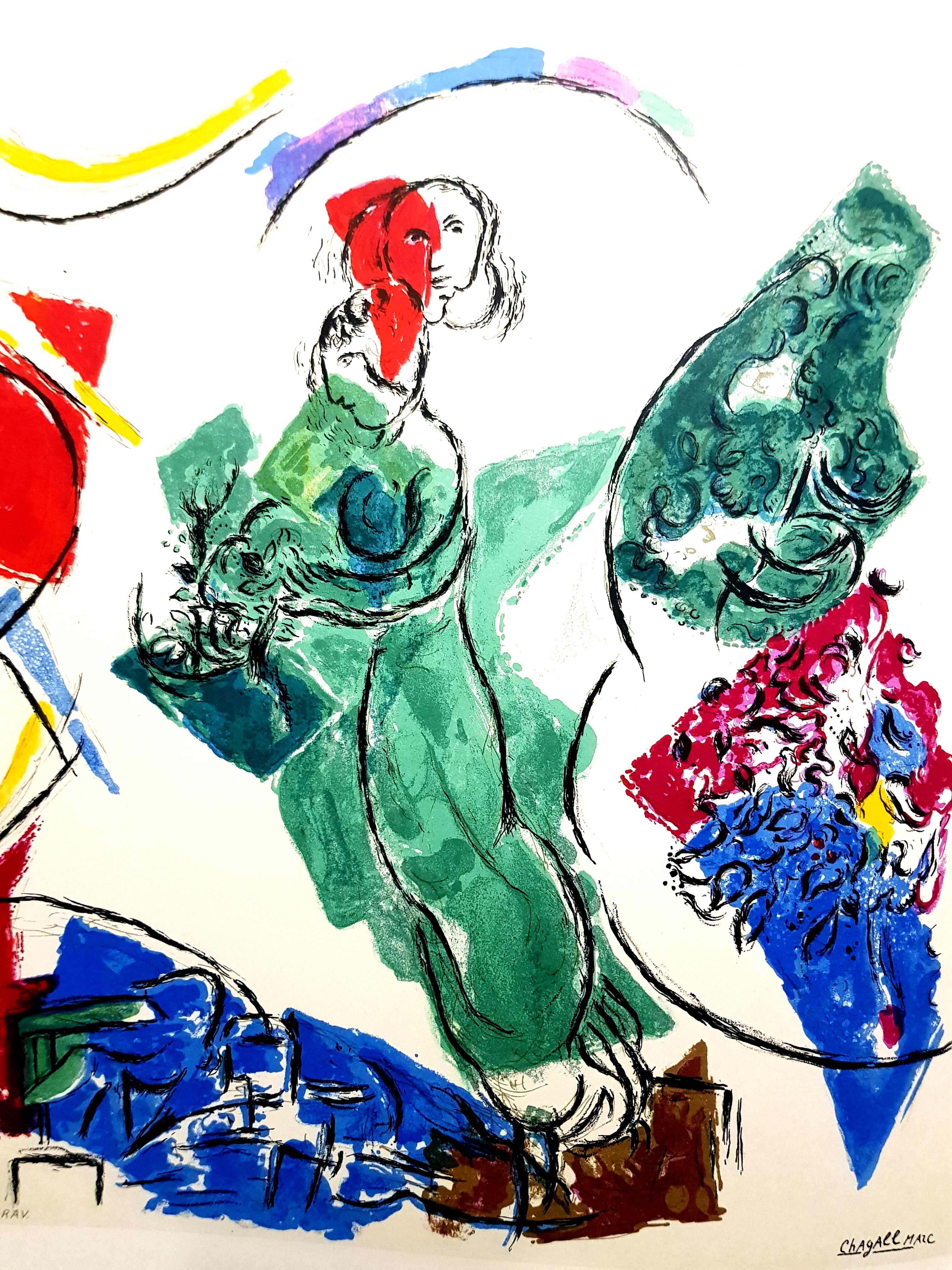 D'après Marc Chagall -  Lithographie - Moderne Print par (after) Marc Chagall