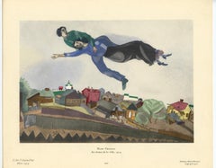 "Au-dessus de la ville" pochoir