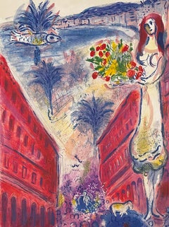 Avenue De La Victoire a Nizza, da Nizza e la Costa Azzurra (Prova non firmata)