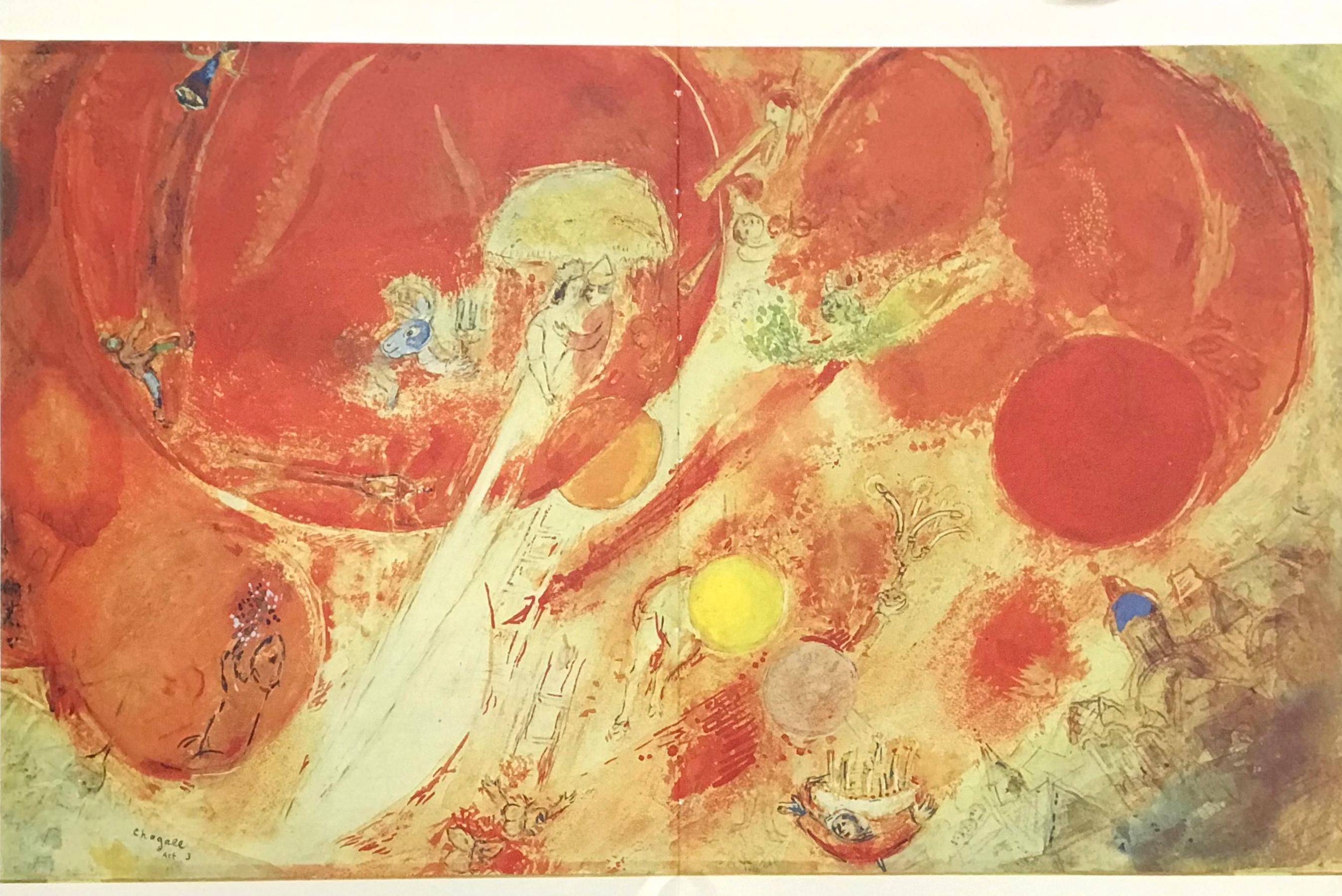 Balletto - stampato nel 1969 - Print di (after) Marc Chagall