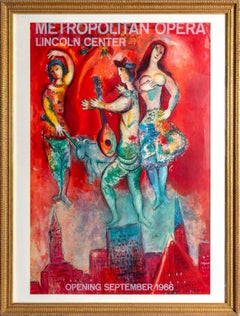 "Carmen", Metropolitan Opera Lincoln Center Lithograph by Marc Chagall 1966