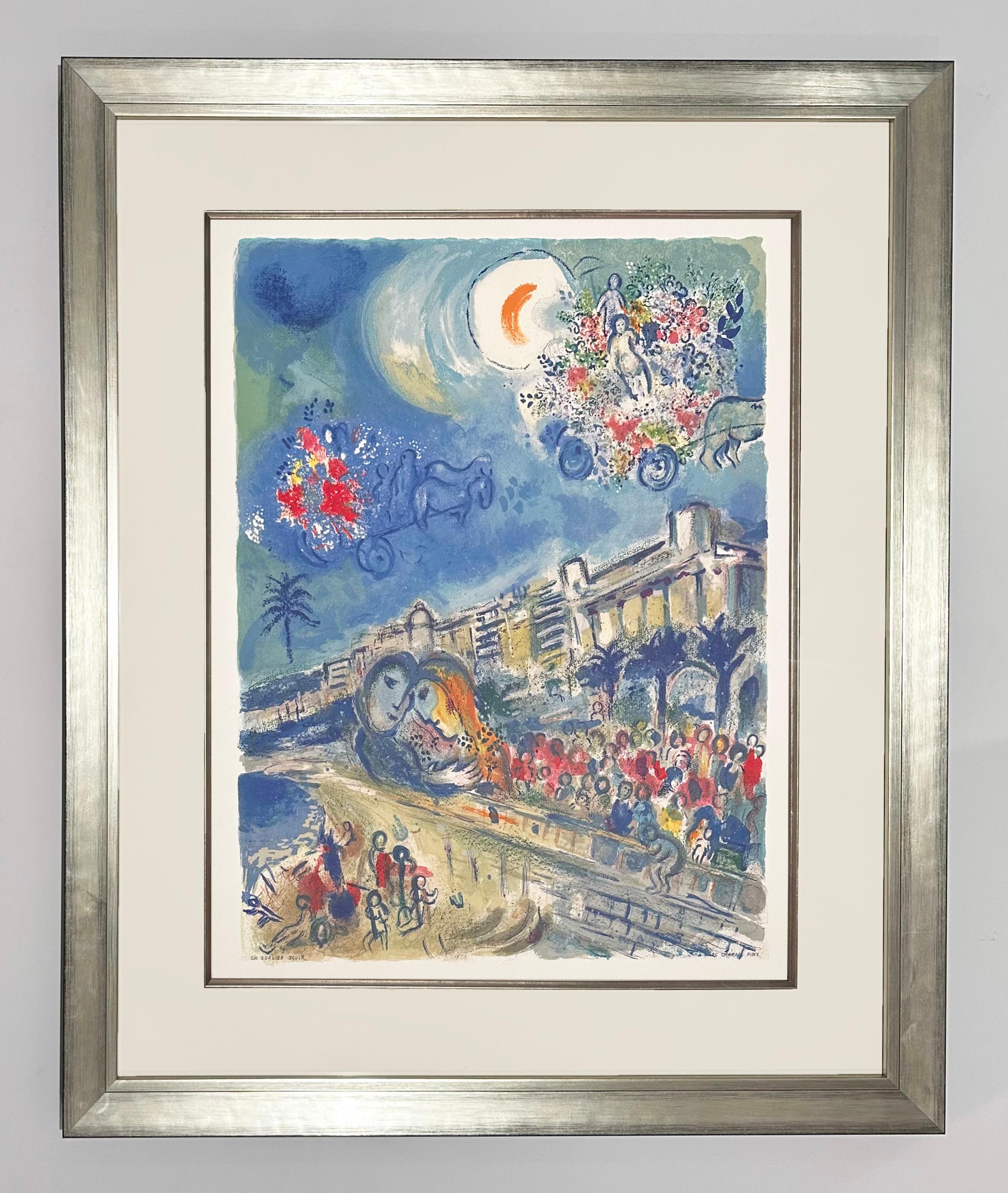 Carnaval de las Flores, de Niza y la Costa Azul (Prueba sin firmar) - Print de (after) Marc Chagall