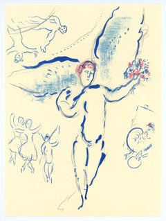 Plafond de l'Opéra de Paris - lithographie