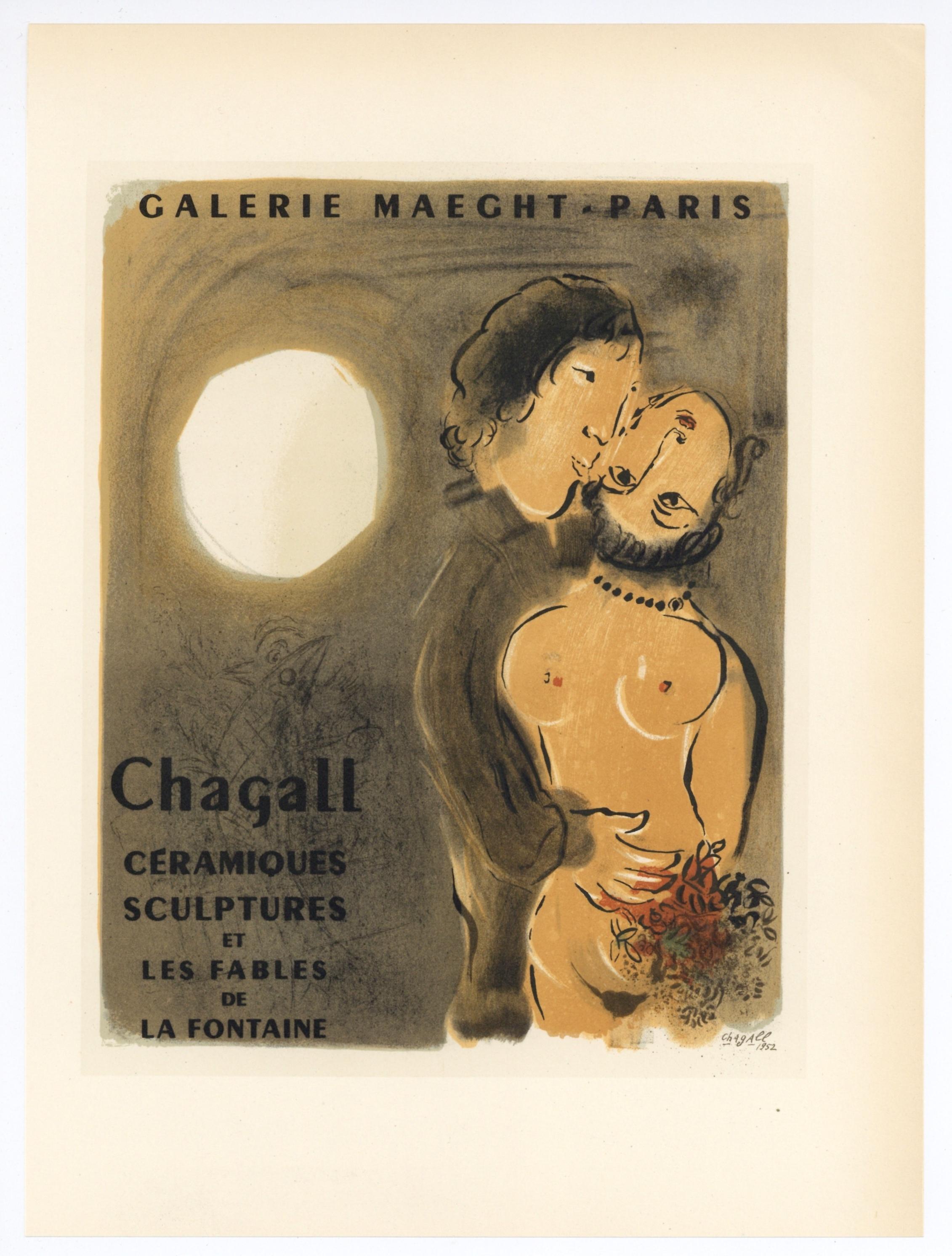 "Ceramiques, Sculptures" lithograph poster - Print by (after) Marc Chagall