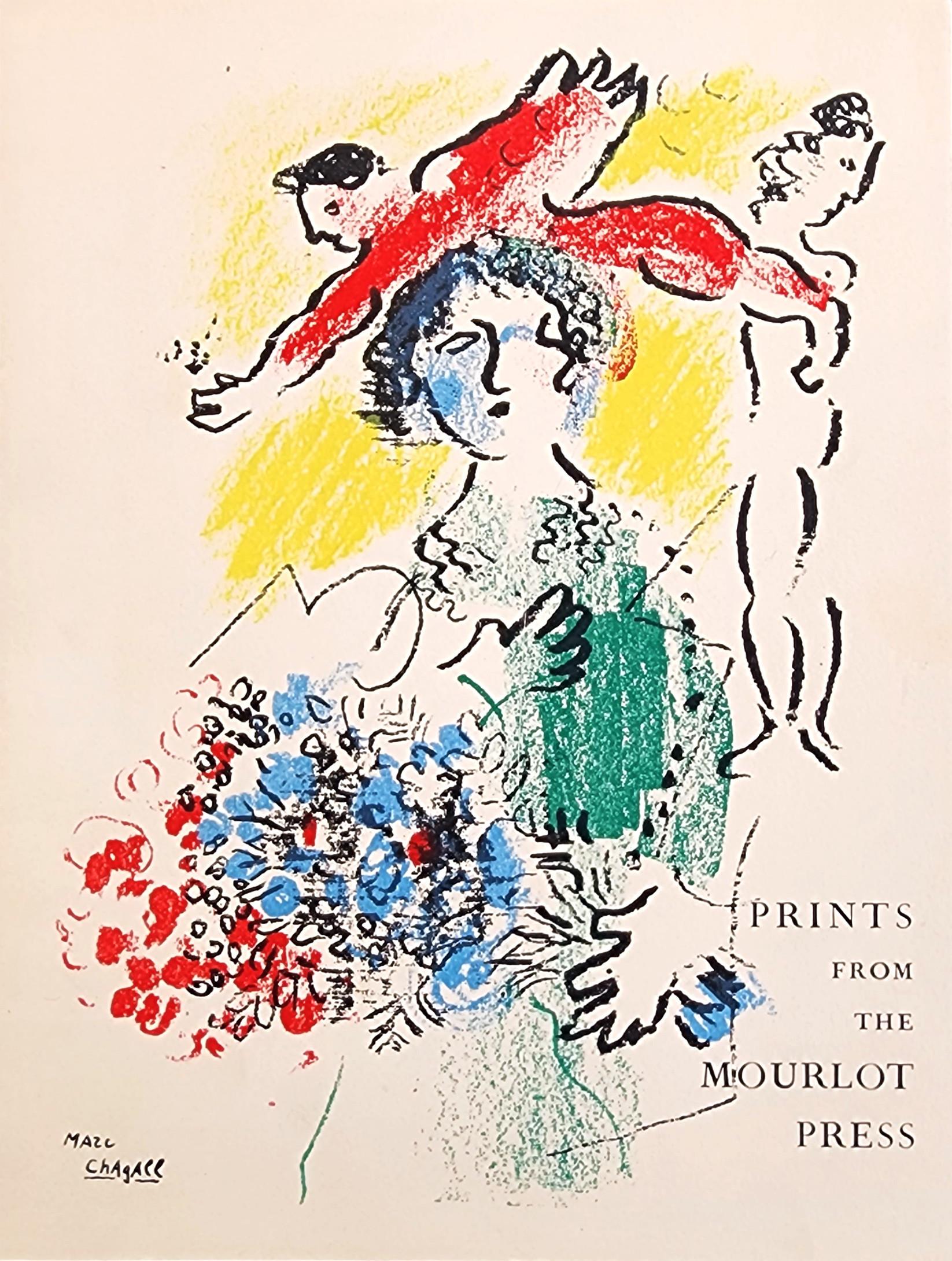 Komposition (Mourlot, Paris, Druck, Design, Moderne) – Print von (after) Marc Chagall
