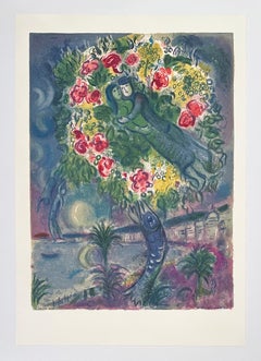 Couple and Fish, from Nice and the Cote d'Azur (Unsigned Proof)