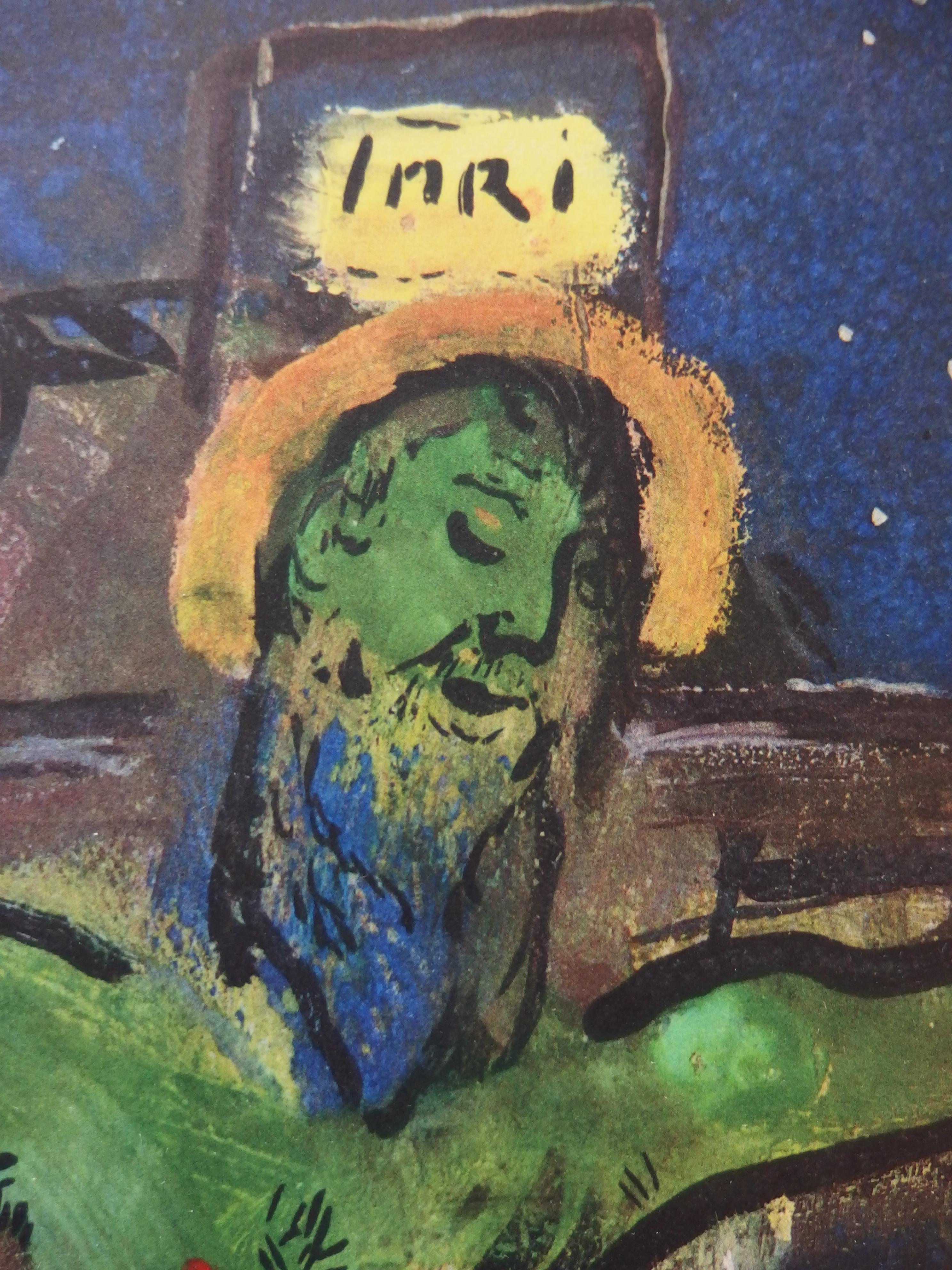 marc chagall crucifixion in yellow